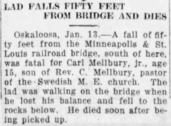 Clipping from The Courier